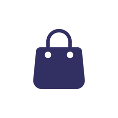 Shopping bag icon simple vector illustration