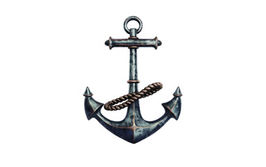 Essential Boat Anchor on Transparent Background