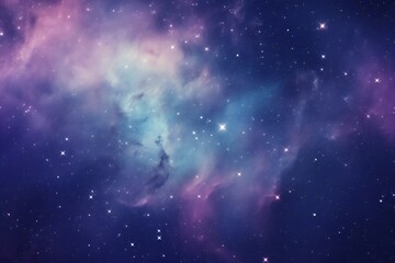 Obraz na płótnie Canvas Galaxy with stars and nebula vibrant magic background Generative AI 