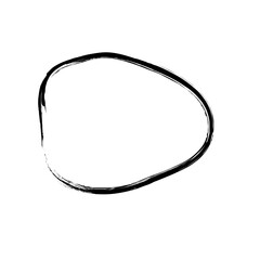 Abstract Hand Drawn Fluid Grunge Stroke Line Shape 