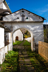 Church of the Transfiguration of the Lord, Spania Dolina village, Slovakia - obrazy, fototapety, plakaty