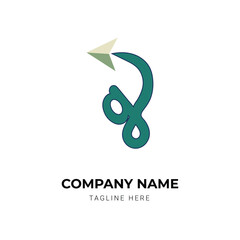 Modern letter logo design concept