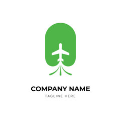 creative travel agency logo design template