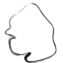 Grunge Abstract Hand Drawn Fluid Stroke Line Shape 
