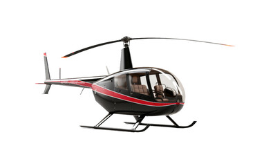 Robinson R44 Raven Compact on Transparent Background