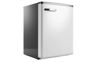 Compact Refrigerator on Transparent Background - obrazy, fototapety, plakaty