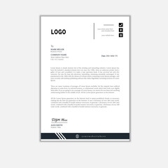 Modern & Creative Letterhead Design Template 