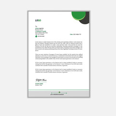 Modern & Creative Letterhead Design Template 