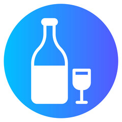 champagne gradient icon