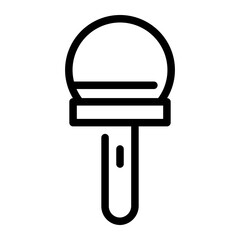 microphone line icon