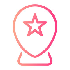 location gradient icon