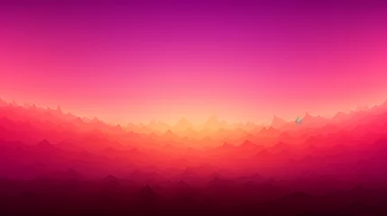 Gordijnen sunrise in the mountains HD 8K wallpaper Stock Photographic Image  © AA