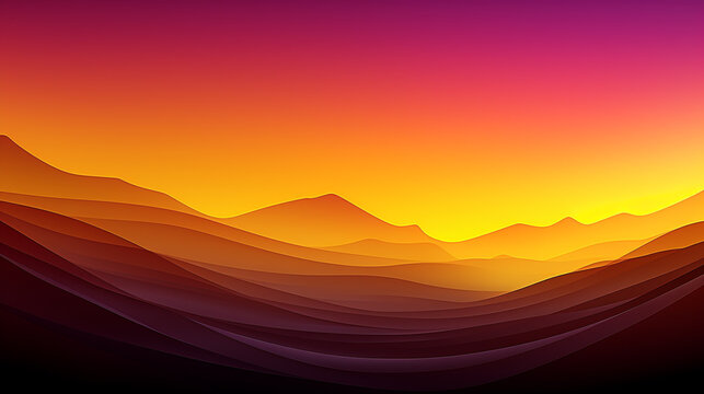 sunset in mountains HD 8K wallpaper Stock Photographic Image 