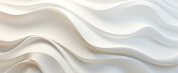 Fototapeta premium Modern white gradient flowing wave lines_