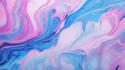 Fototapeta na wymiar Dynamic Fluid Art Texture Abstract Blue and Pink Texture