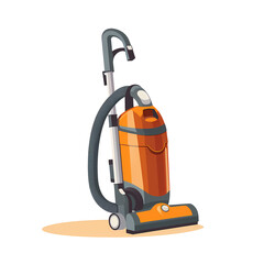 vacuum cleaner flat illustration