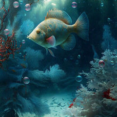 Obraz premium Fish under the sea