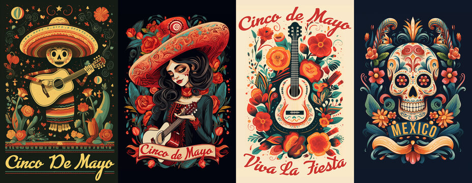 Cinco de Mayo posters - Quality AI Generative Image
