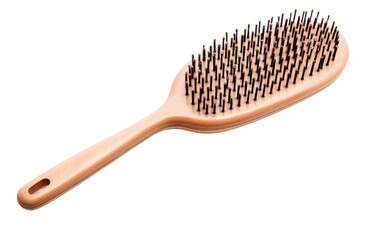 Hair Grooming Must Have Hairbrush on Transparent Background