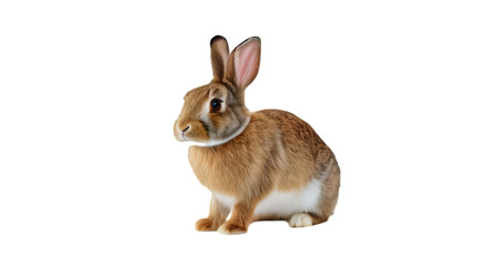 Obraz premium rabbit white background, isolate, png