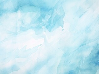 Watercolor paint background design. Abstract painting with vibrant colors. Aquamarine.