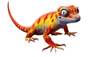 Fototapeta premium A 3d gecko