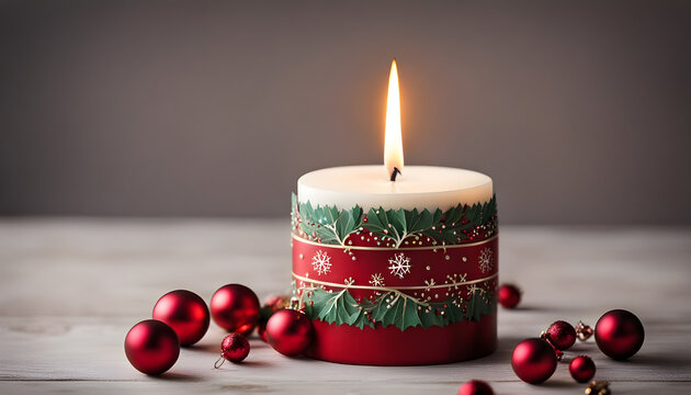 Christmas Candle Background
