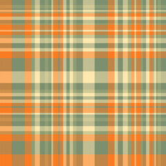 Textile tartan texture of vector seamless fabric with a plaid pattern background check.