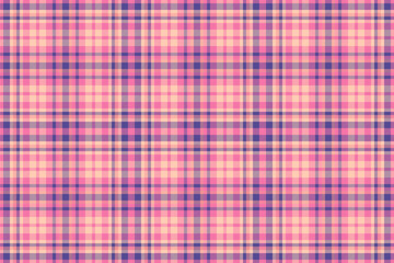 Plaid texture textile of tartan pattern background with a check vector fabric seamless.