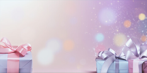 gift box birthday celebration background wallpaper invitation gift card