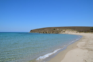Zamatas beach, Lemnos island, Greece, Aegean Sea