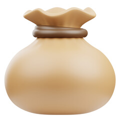 Sack 3D Illustration for web, app, infographic, etc