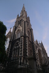 Fototapeta na wymiar St Paul's Cathedral stands tall, Dunedin, South Island, New Zealand