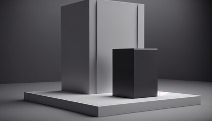 background featuring a simple podium