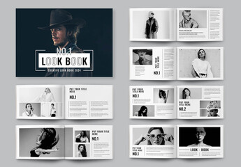 Look Book Magazine Layout Landscape
