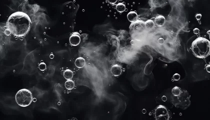 Poster boiling water bubbles , show the effect of Heat with water   © Klay