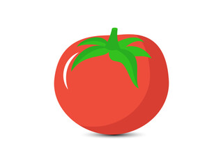 Red tomato vegetable food vector illustration 