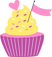 Cute Party Cupcake
