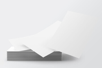 Brochure Flyer Mockup 3D Rendering