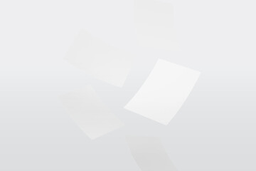 Brochure Flyer Mockup 3D Rendering