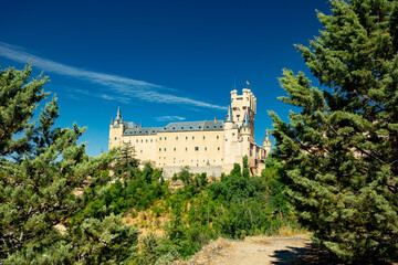 Alcazar de Segovia (Segovia castle), Spain	 - obrazy, fototapety, plakaty