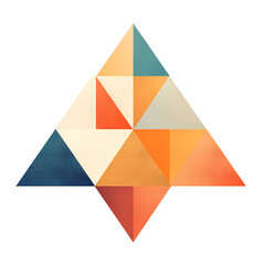 simple geometric arrange shapes