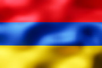 Obraz premium Armenia - textile flag - 3d illustration