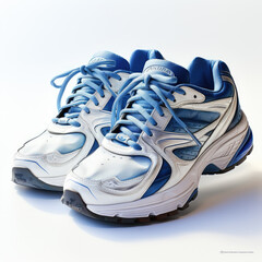watercolor Athletic Shoe clipart, Generative Ai