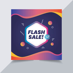 11.11 Flash Sale Banner Design Template, Social Media Banner Vector, 11.11 Flash Sale Banner Vector, Flash Sale Banner Design Layout