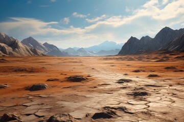 Harsh landscapes, Including scorched deserts and snowy mountains, Representing the arduous journey.