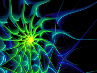 Imaginatory fractal abstract background Image