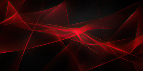 Abstract red net grid texture on black background