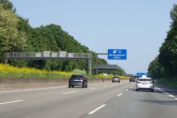 Autobahn 2, Ausfahrt 2, Oberhausen-Königshardt, Km 471,5