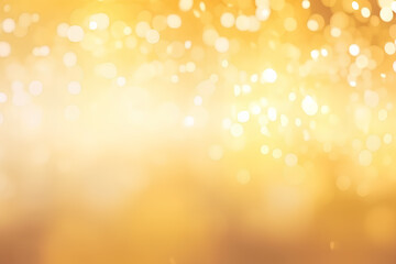 Yellow and golden background with light bokeh. d.
